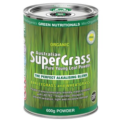 Green Nutritionals Organic Australian SuperGrass Powder 600g